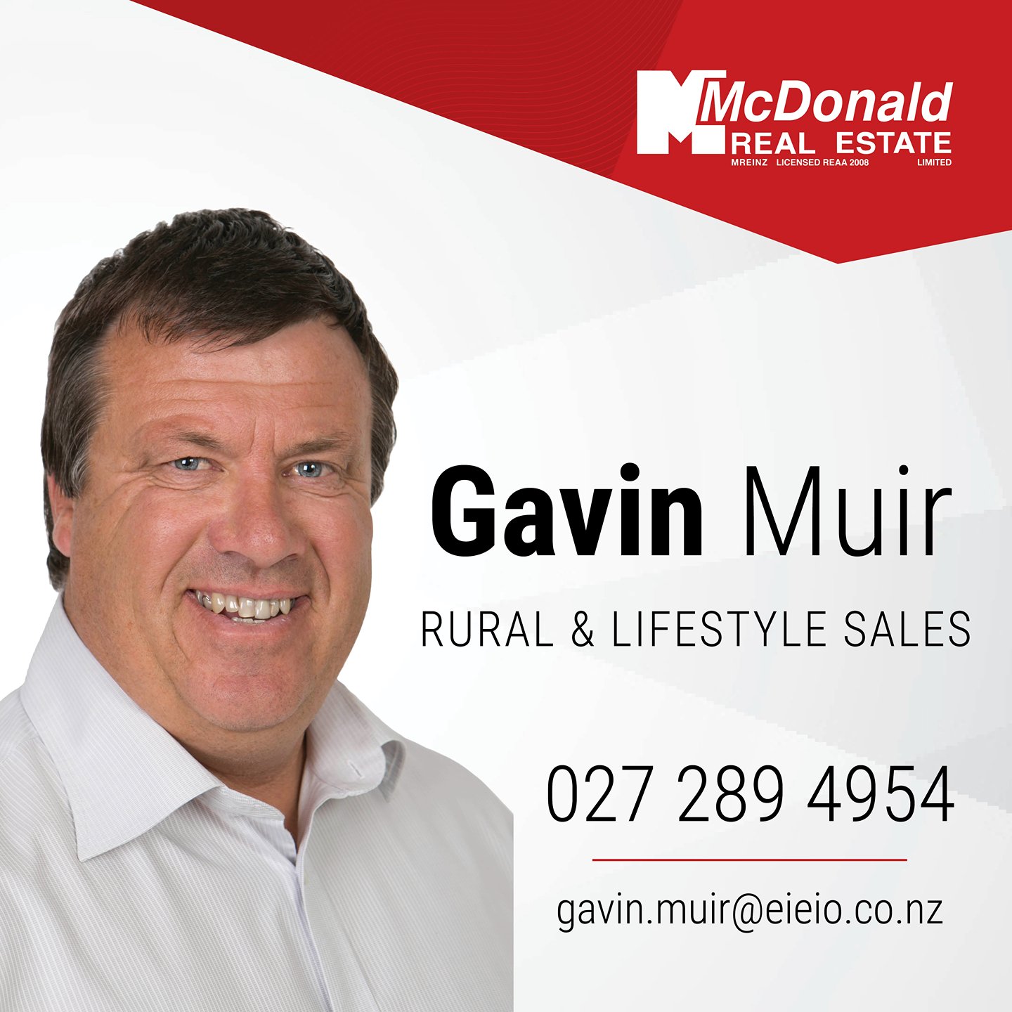 Gavin Muir – McDonald Real Estate