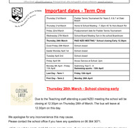 Newsletter #4 Term One 20th March 2024