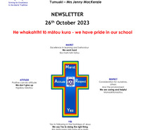 St Mary's Catholic School Putaruru - 27 October 2023